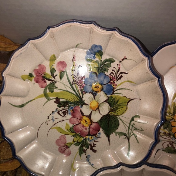 Vintage hand painted vecchia bassano plates - Picture 2 of 6